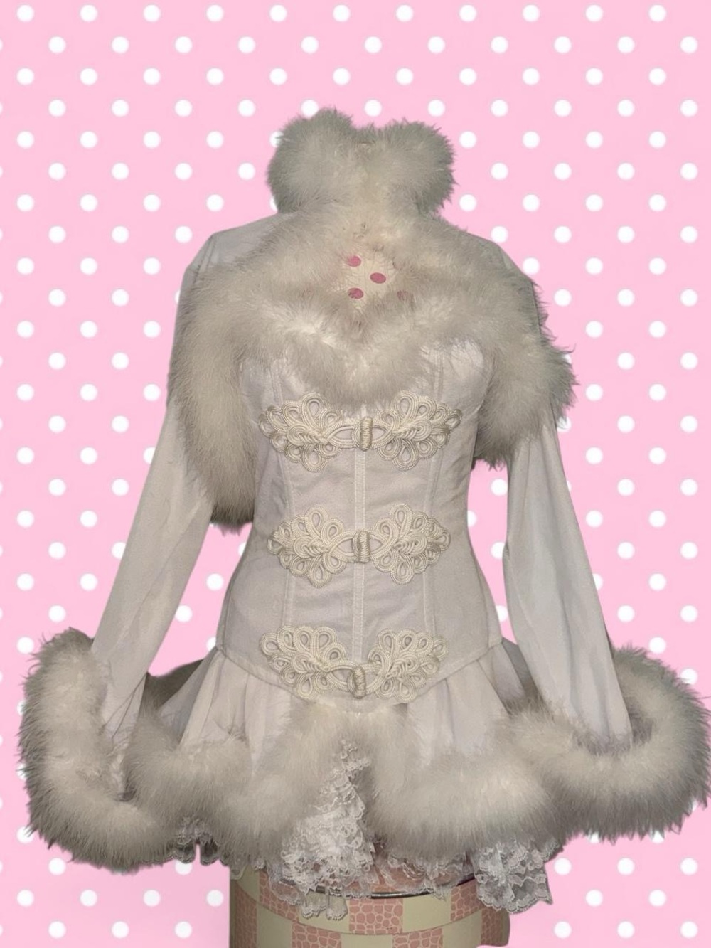 trashy lingerie ukrainian corset, bolero and skirt all size medium